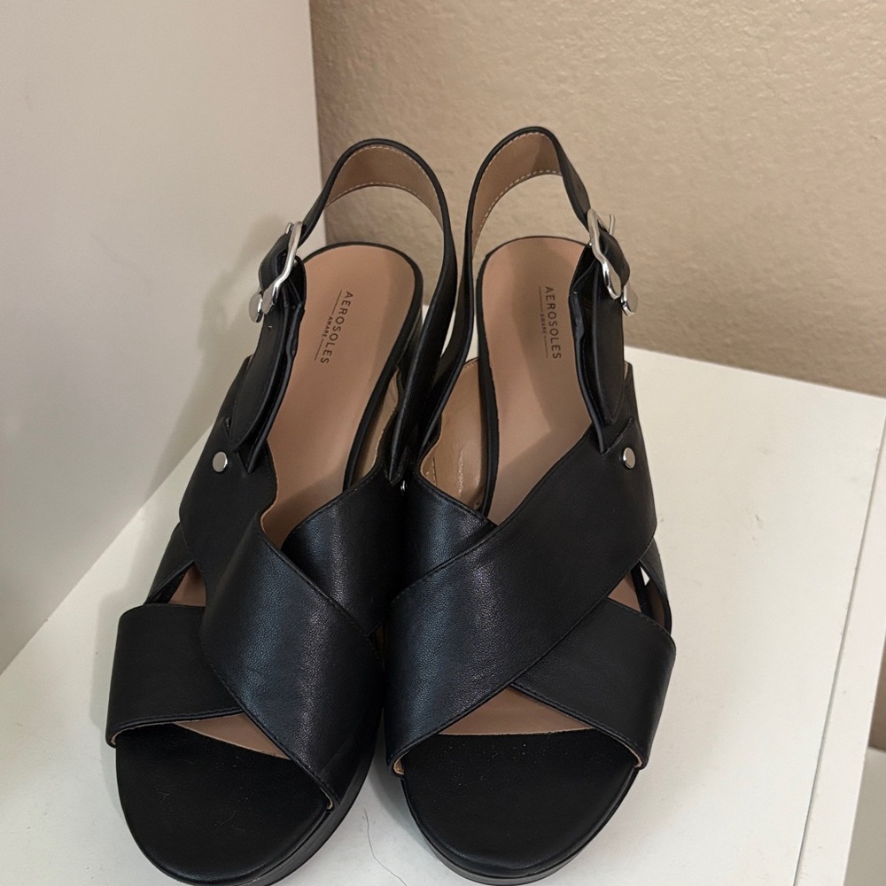 NWOT | AEROSOLES Black Women's Sandals